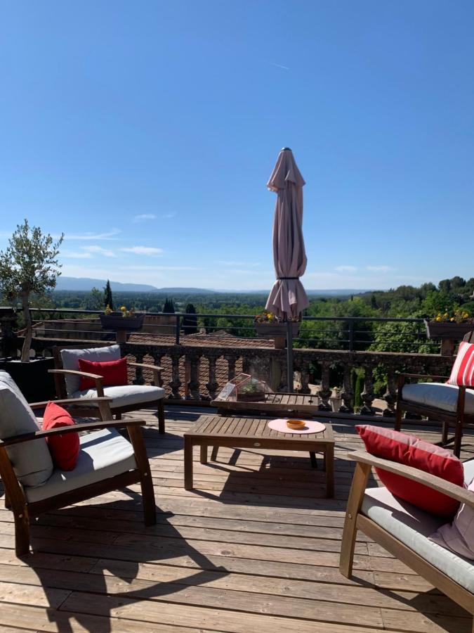 Un Soir Sous Les Etoiles Bed and Breakfast Châteauneuf-de-Gadagne Exteriör bild